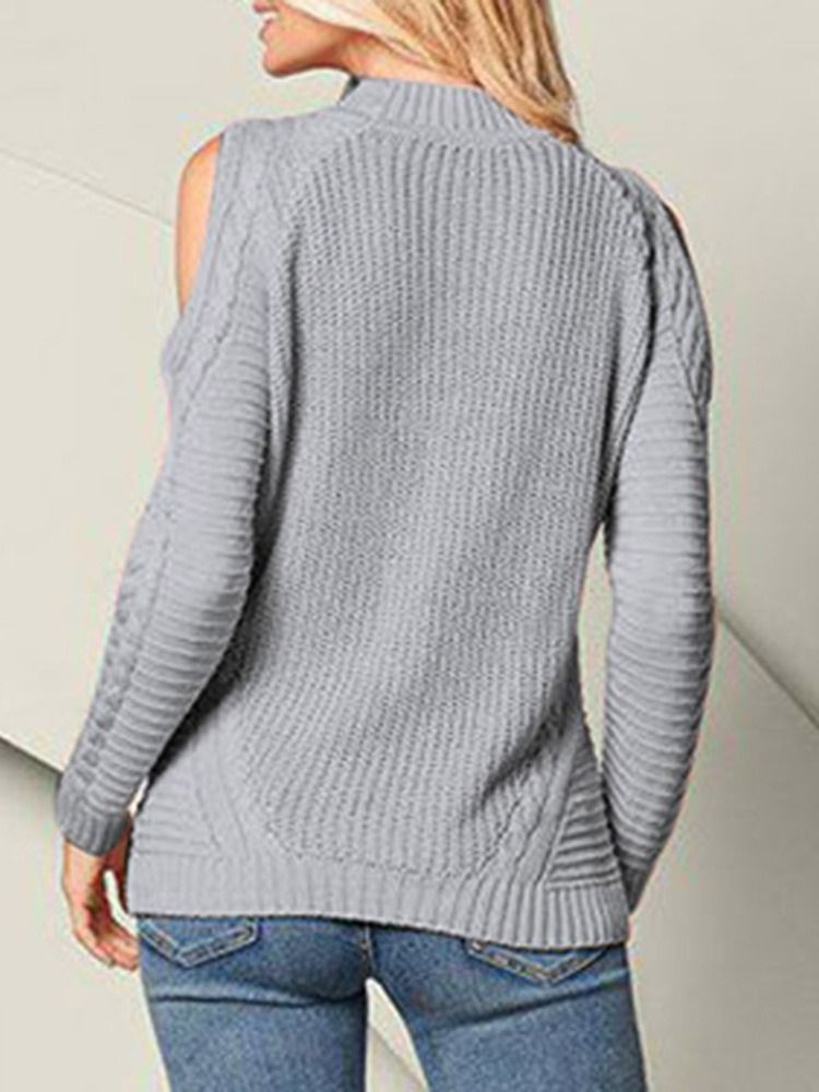 Patchwork Tynd Standard Damer Slank Sweater