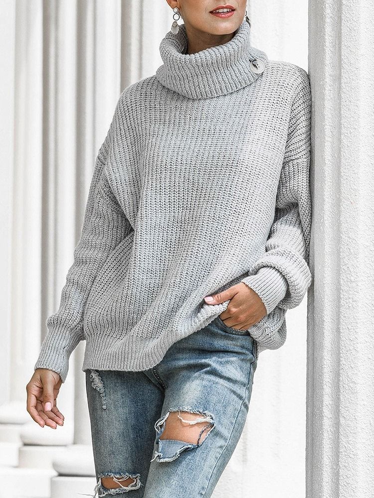 Tyk Regular Loose Turtleneck Dametrøje