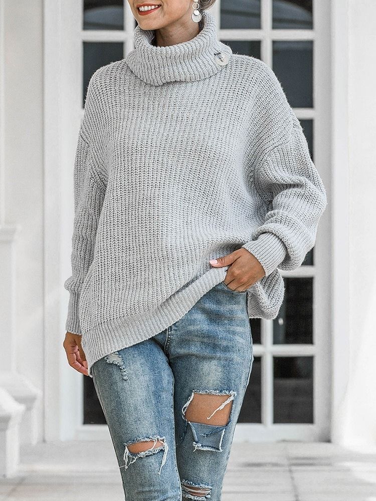 Tyk Regular Loose Turtleneck Dametrøje