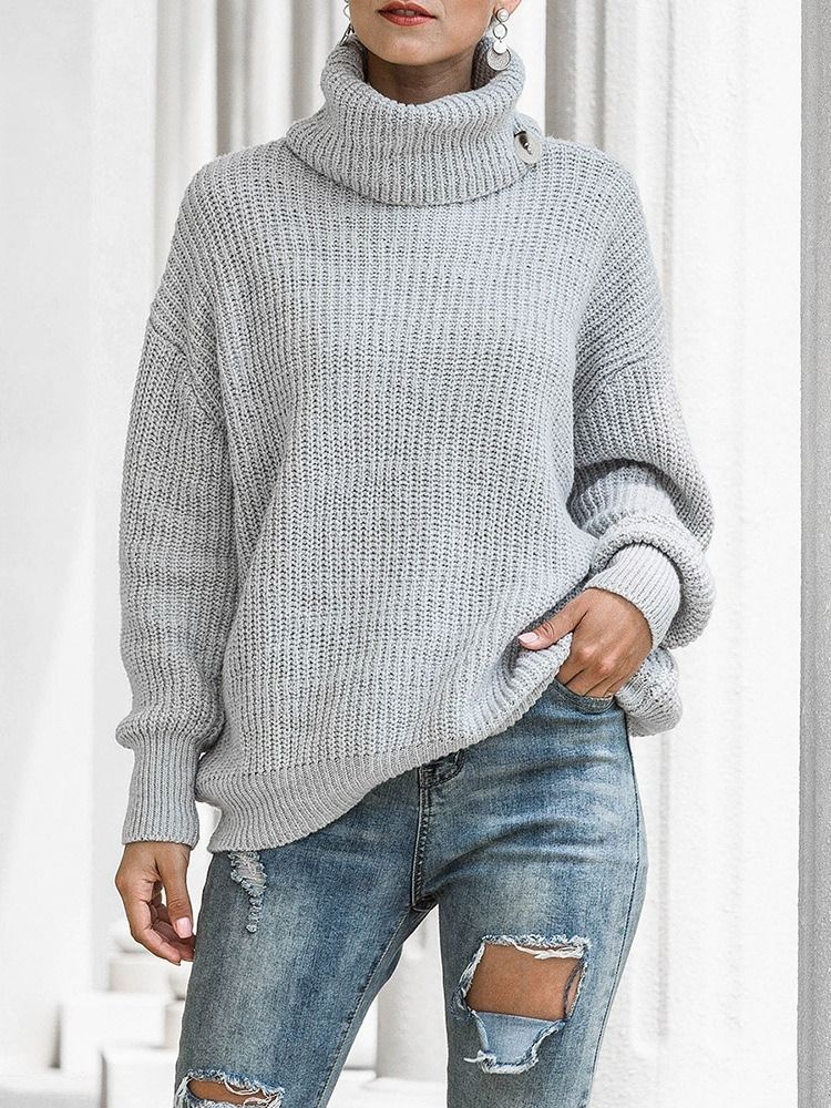 Tyk Regular Loose Turtleneck Dametrøje