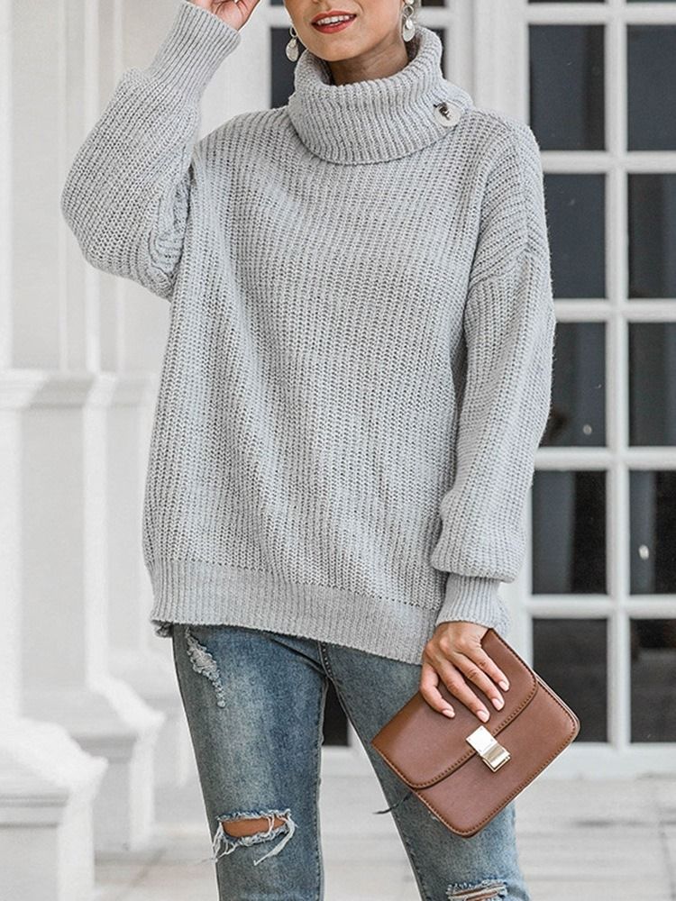 Tyk Regular Loose Turtleneck Dametrøje