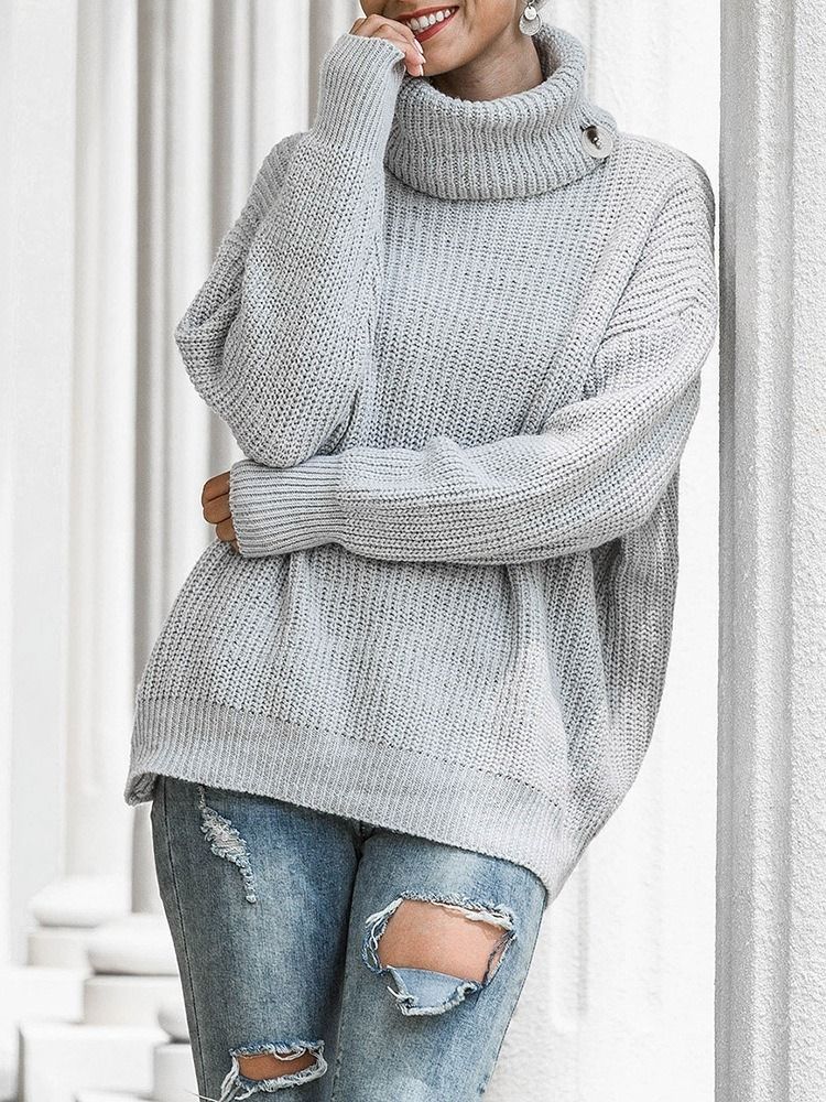 Tyk Regular Loose Turtleneck Dametrøje