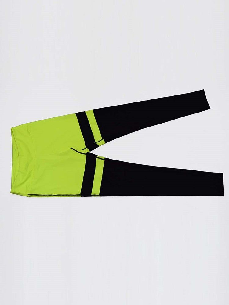 Women's Patchwork Color Block Anti-sweat Yoga Ærmeløse Sportssæt