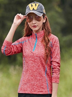 Kvinder Letpleje Finish Stripe Anti-sweat Pullover Sportstoppe