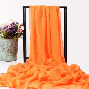 Kvinder Chiffon Orange Tørklæde