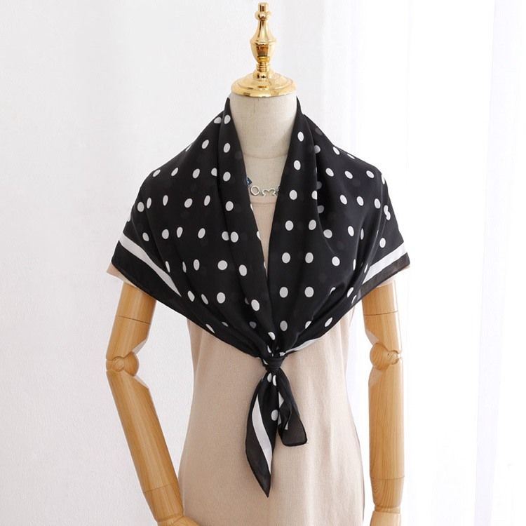 Kvinder Ladylike Print Polka Dots Halstørklæder