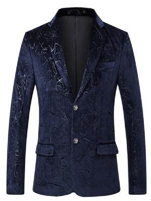 Casual Blomster Straight Herre Blazer