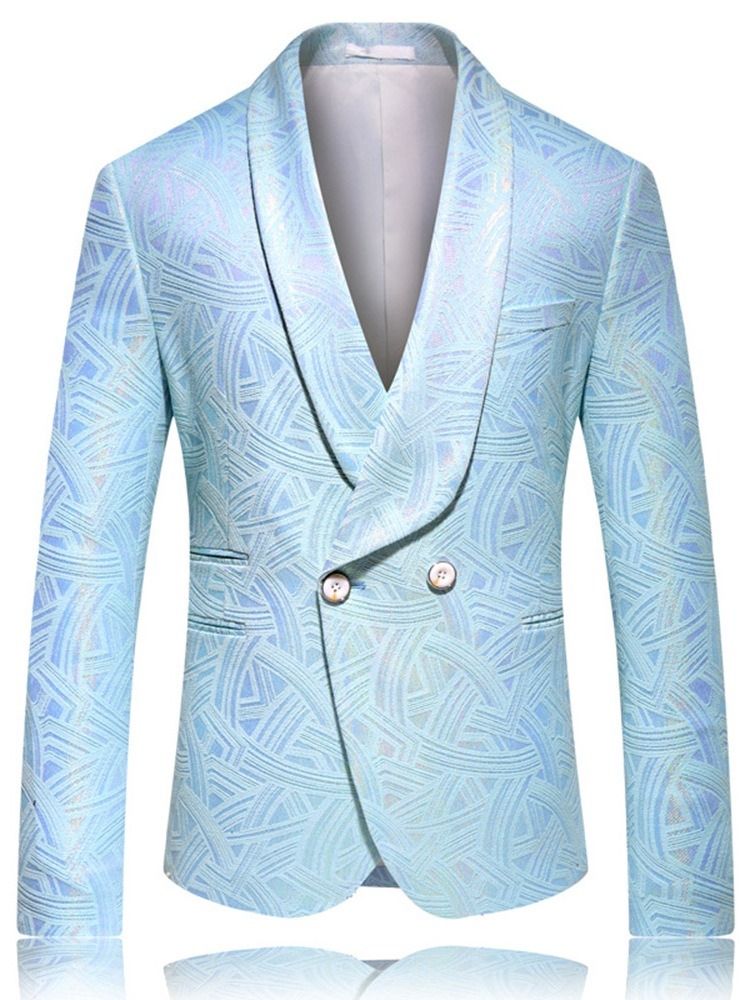 Fashion Notched Revers Single-breasted Men's Blazers Til Fritid