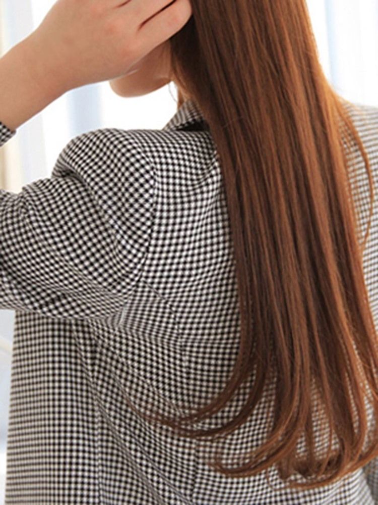 Houndstooth Blazer Womens Slim Houndstooth One Button Women's Blazer