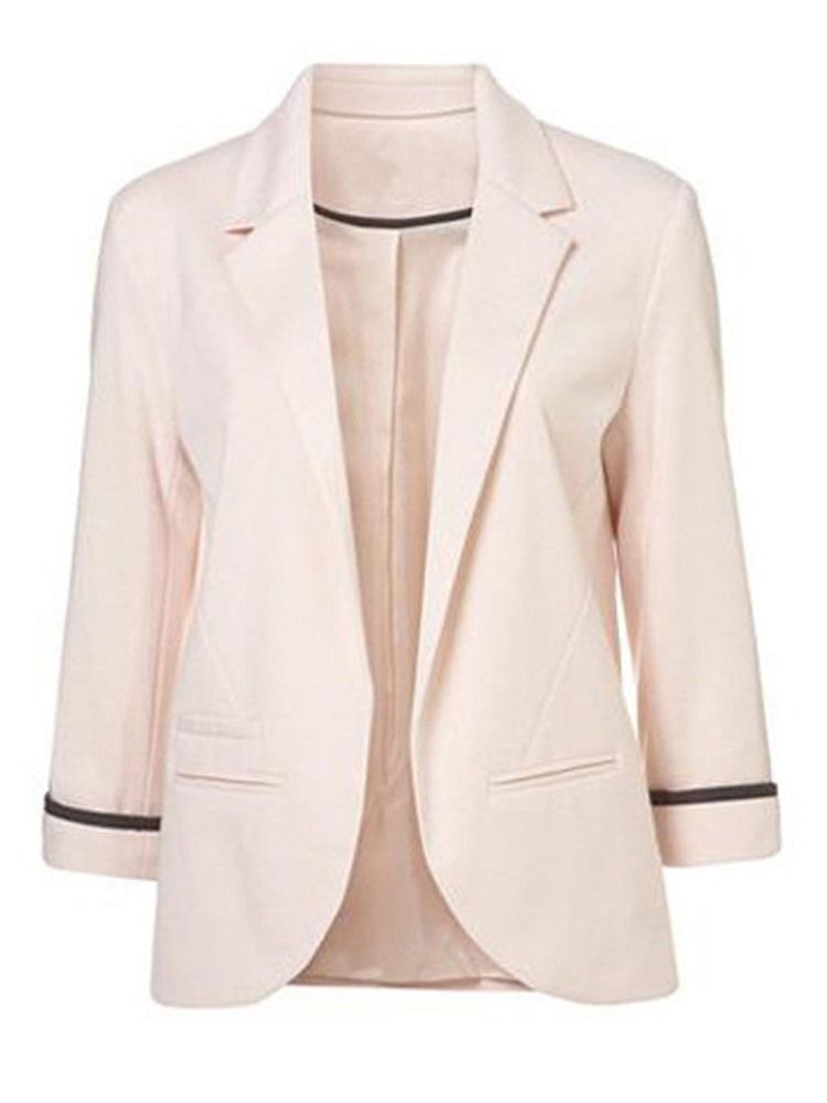 Kvinders Slim Plain Ol Blazer