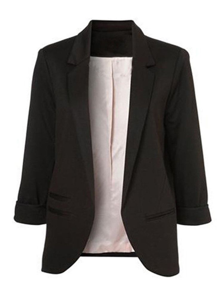 Kvinders Slim Plain Ol Blazer