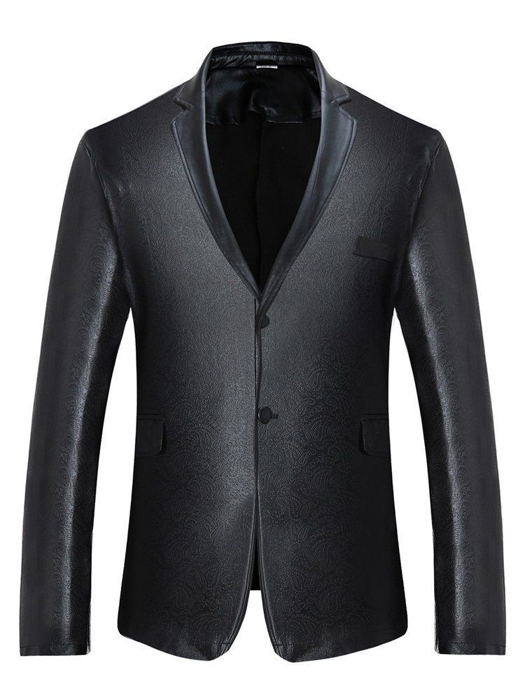 Single-breasted Slim European Blazer Til Mænd