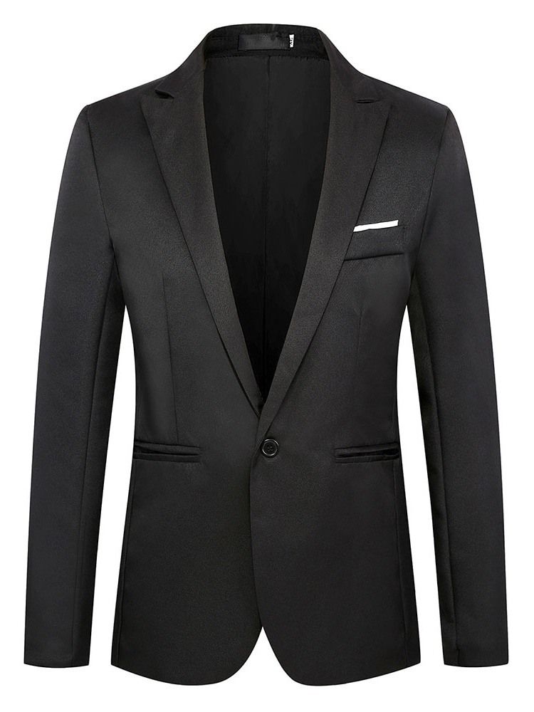 Slim Casual Almindelig Blazer Til Mænd