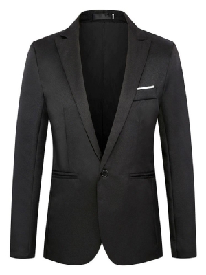 Slim Casual Almindelig Blazer Til Mænd