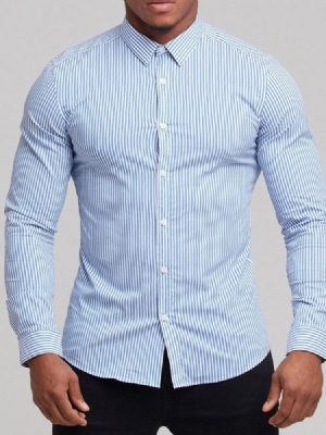 Revers Casual Button Single-breasted Men's Shirt