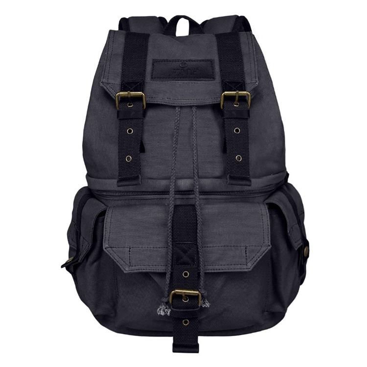 Plain Canvas Slr Camera Backpack