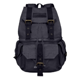 Plain Canvas Slr Camera Backpack