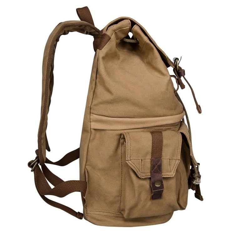 Plain Canvas Slr Camera Backpack