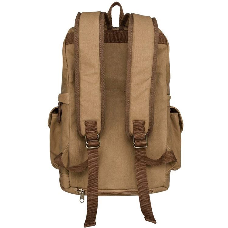 Plain Canvas Slr Camera Backpack