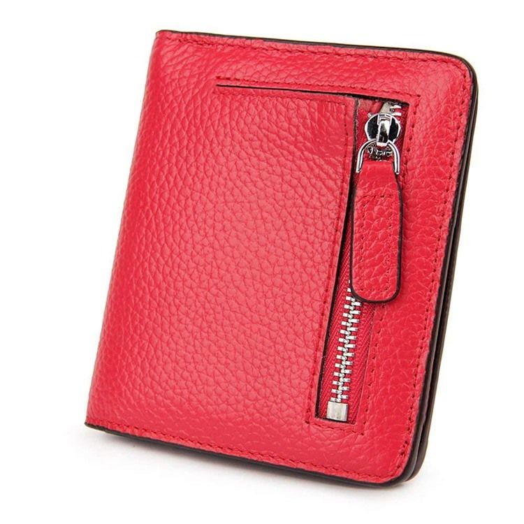 Plain Embossing Women Short Wallet