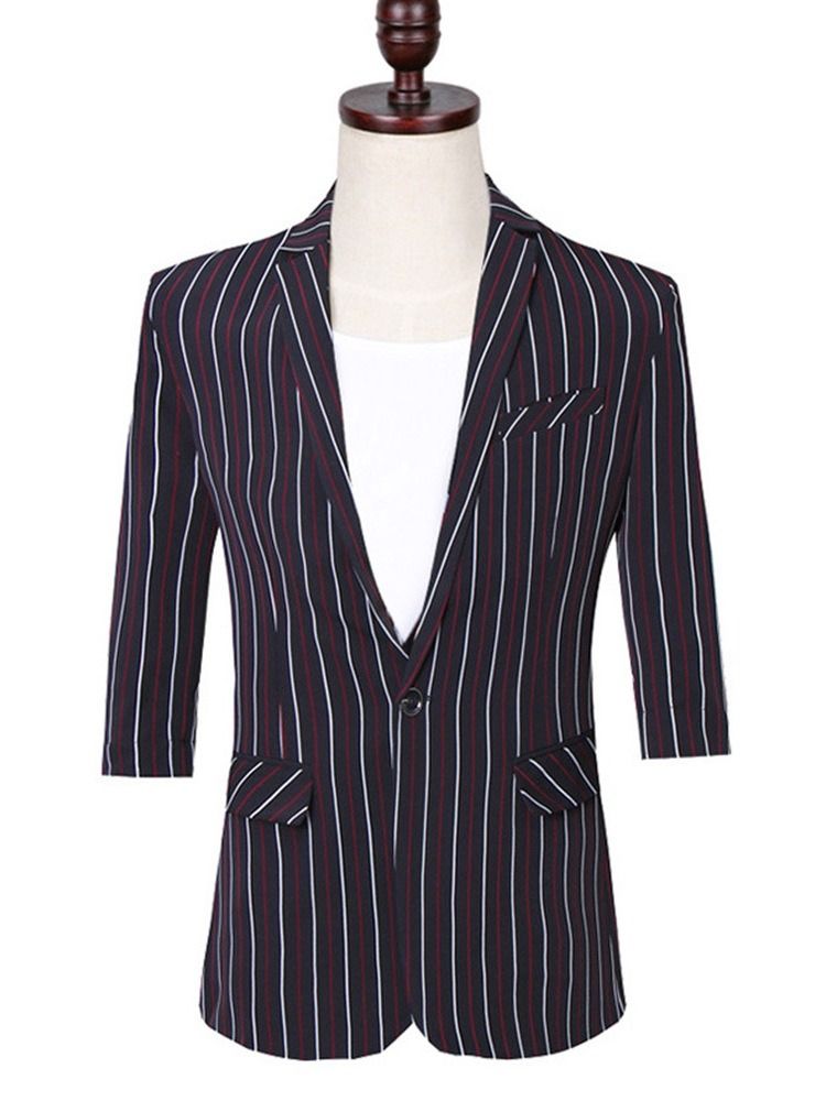 Blazer Fashion Button Herre Kjoleedragt