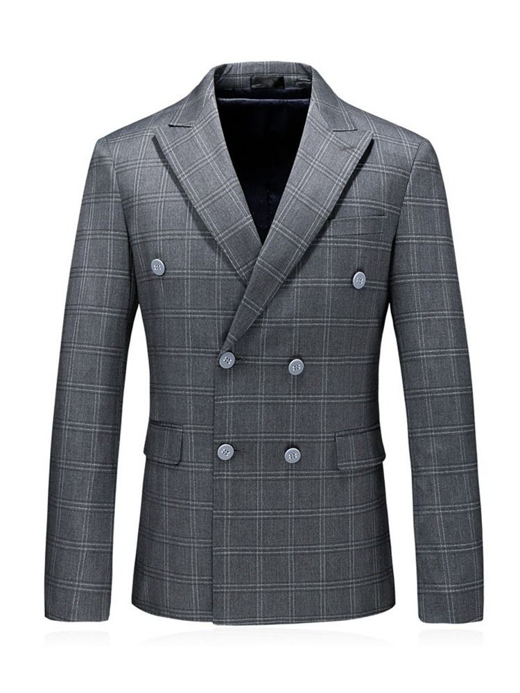 Double-breasted Fashion Blazer Herre Dress Suit