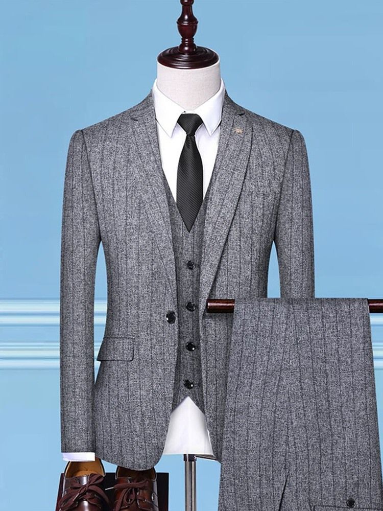 Mode Polyester One Button Herre Dress Suit