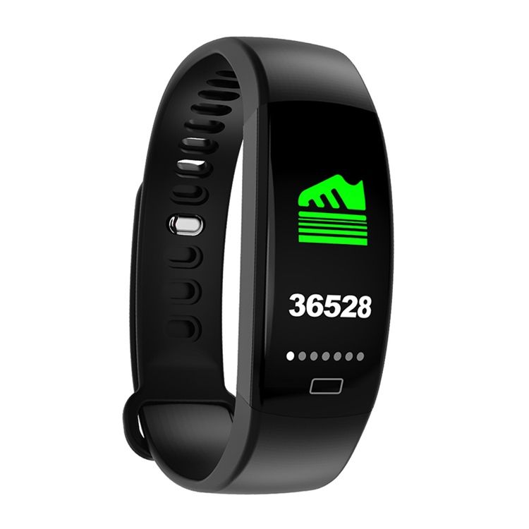 Mænds F64 Farveskærm Smart Armbånd Weather Health Bluetooth Sport Kcal Watch