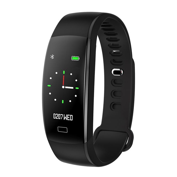 Mænds F64 Farveskærm Smart Armbånd Weather Health Bluetooth Sport Kcal Watch