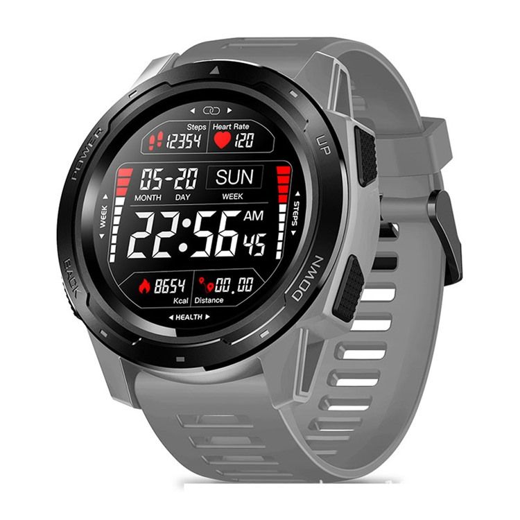 Mænds Farve High Tech Round Smartwatch