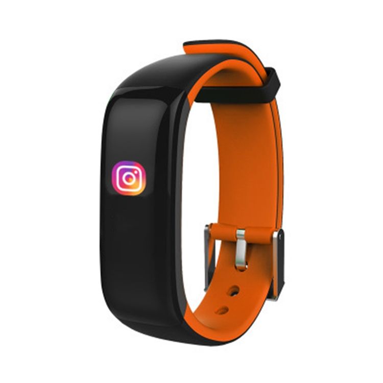 Mænds P1 Plus Farveskærm Puls Sundhed Storskærm Sport Bluetooth Smart Armbåndsur