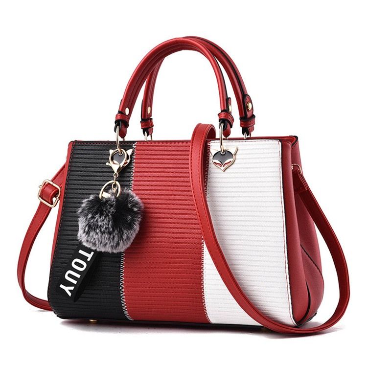 Color Block Rectangle Medium Handbag