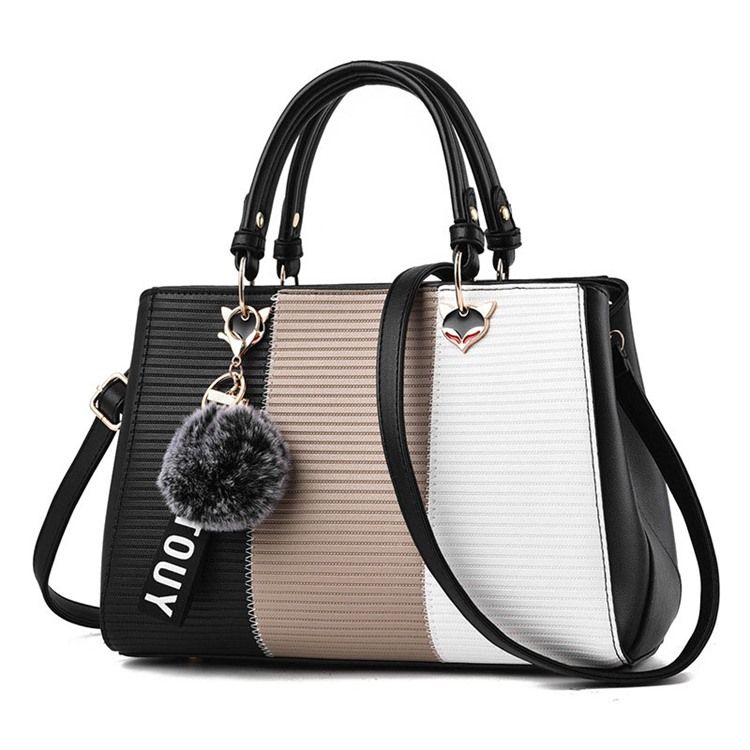 Color Block Rectangle Medium Handbag