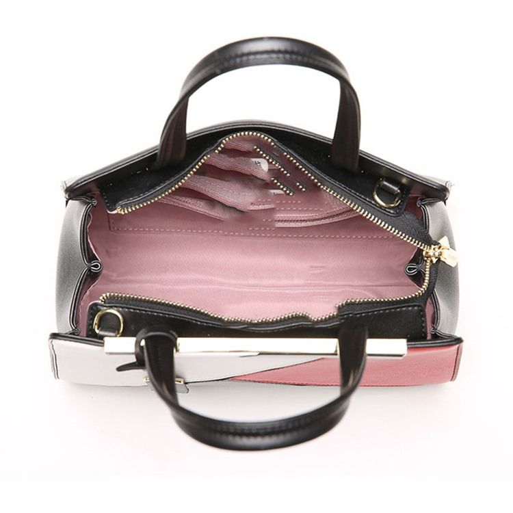 Contracted Patchwork Women Handbag