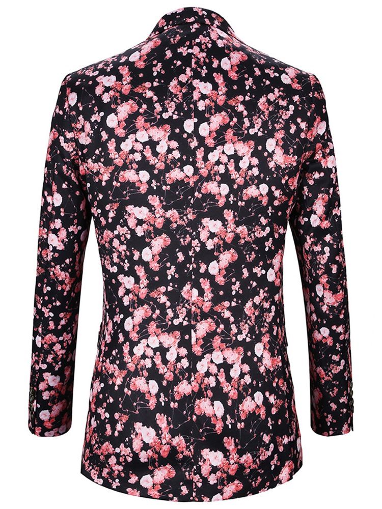 Blomstret Blazer Til Mænd Til Mænd Med Blomsterprint