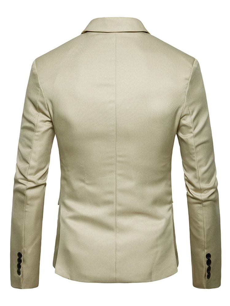 Herretøj Almindelig Notched Revers Slim Slim Blazer