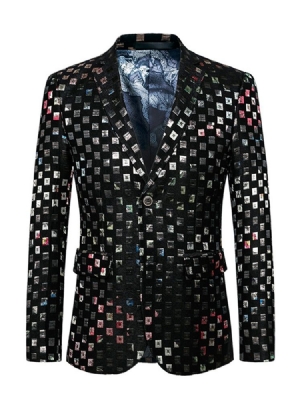 Vogue Party Qaulity Print Herre Blazer