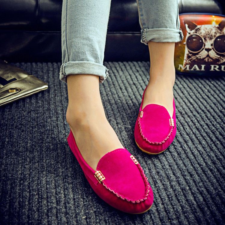 Comfy Round Toe Plain Kvinders Flats