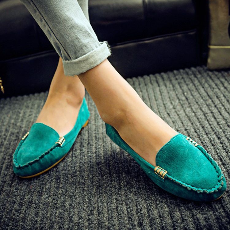 Comfy Round Toe Plain Kvinders Flats