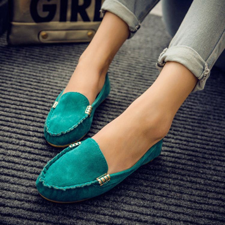 Comfy Round Toe Plain Kvinders Flats