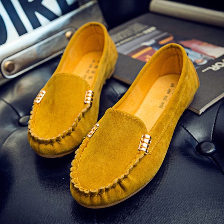 Comfy Round Toe Plain Kvinders Flats