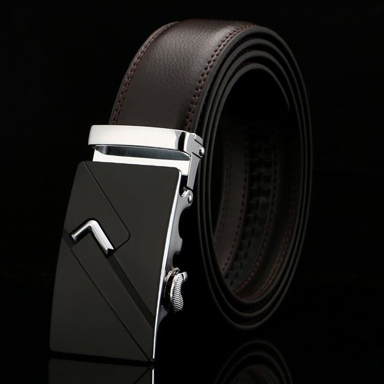 Mænds Alloy Business Leather Belt