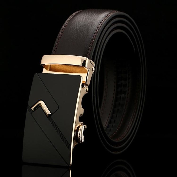 Mænds Alloy Business Leather Belt