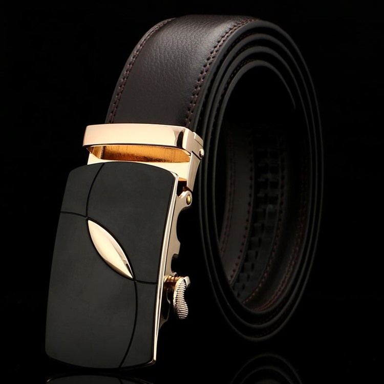 Mænds Alloy Business Leather Belt