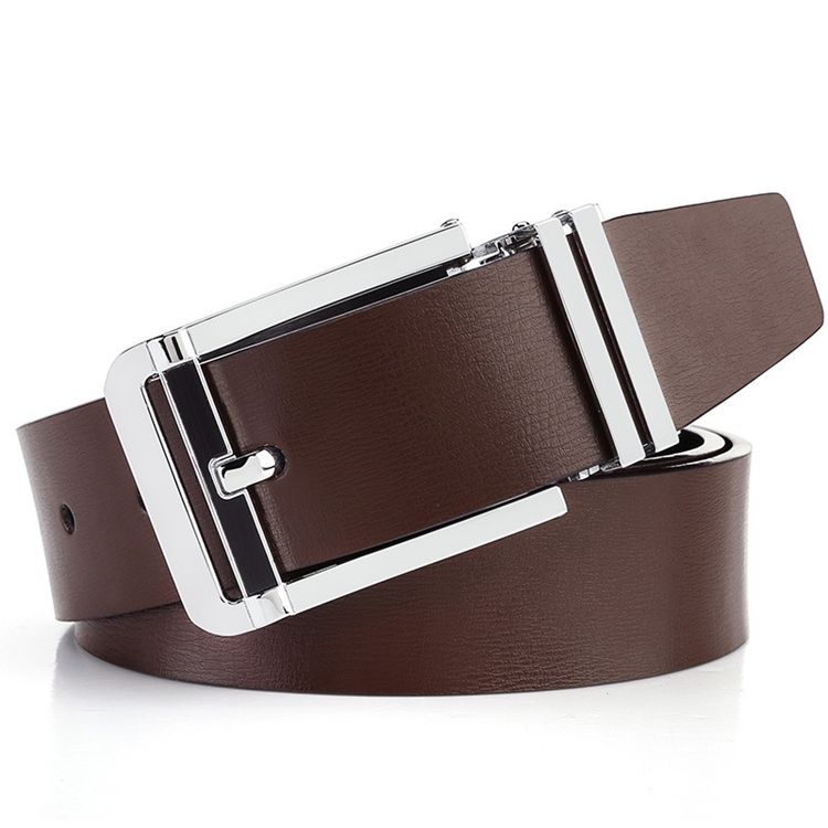 Mænds Match Match Pin Buckle Leather Belt