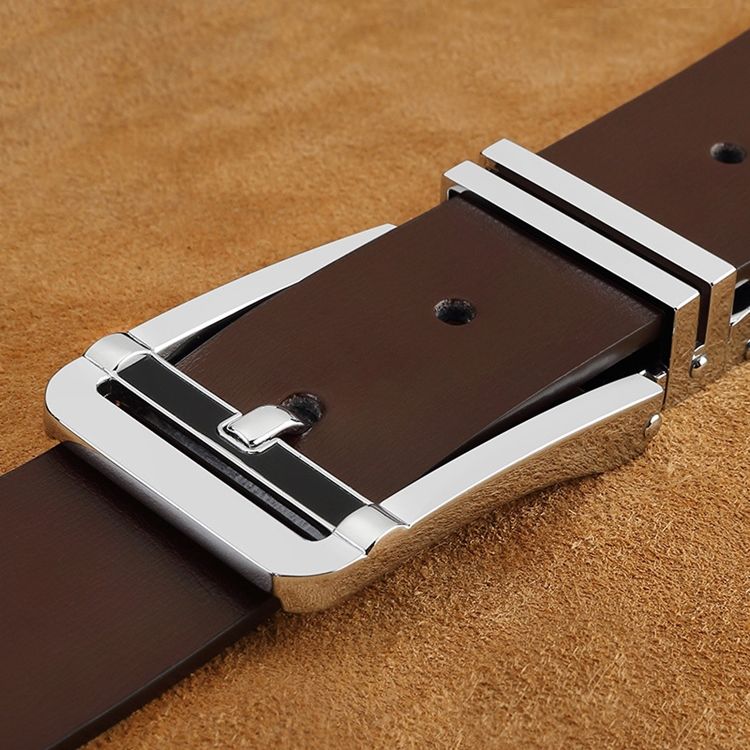 Mænds Match Match Pin Buckle Leather Belt