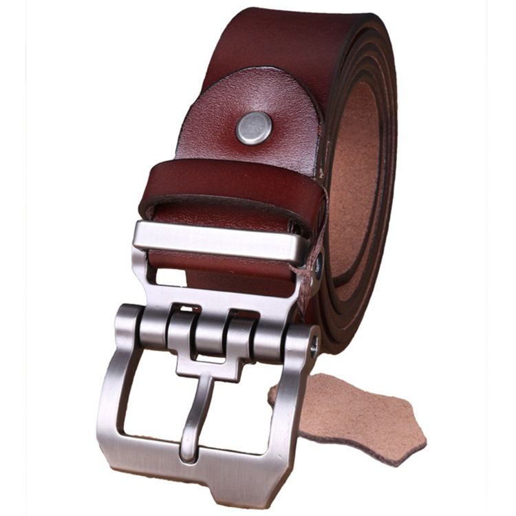 Vintage Cowhide Leather Men's Belt